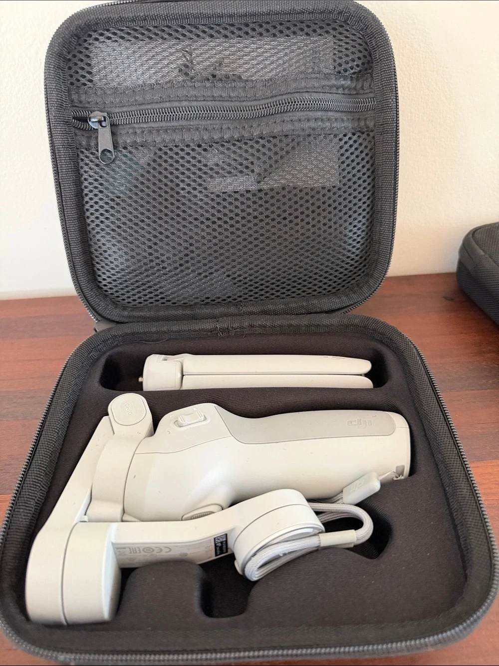 DJI White Handheld Gimbal Stabilizer with Protective Case
